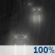 Overnight: Rain.  Patchy fog. Low around 47. East wind around 5 mph.  Chance of precipitation is 100%. New precipitation amounts between a quarter and half of an inch possible. 