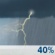 Thursday: A chance of showers and thunderstorms before noon, then showers likely and possibly a thunderstorm between noon and 1pm.  Cloudy through mid morning, then gradual clearing, with a high near 87. West wind 8 to 15 mph, with gusts as high as 31 mph.  Chance of precipitation is 60%. New rainfall amounts of less than a tenth of an inch, except higher amounts possible in thunderstorms. 